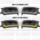 F3 Led Replacement Headlight Assembly With Drl & Sequential Turn Signals