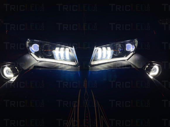 F3 Led Replacement Headlight Assembly With Drl & Sequential Turn Signals