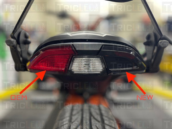 Can Am F3 New Blacked Out Rear Tail Lights