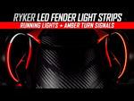 NEW - Ryker TricFenderz LED - Gen 2 (DUAL COLOR) -(White & Red running and Yellow turn signal)
