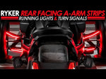 TricLED-Dual Color REAR FACING A-Arm Running Light Strips with Blinker RYKER