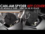 Black Widow Key Cover for 2008+ Spyders (Set of 2)