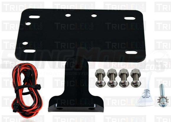 License Plate Relocator With Oem Plug And Play Wiring Harness