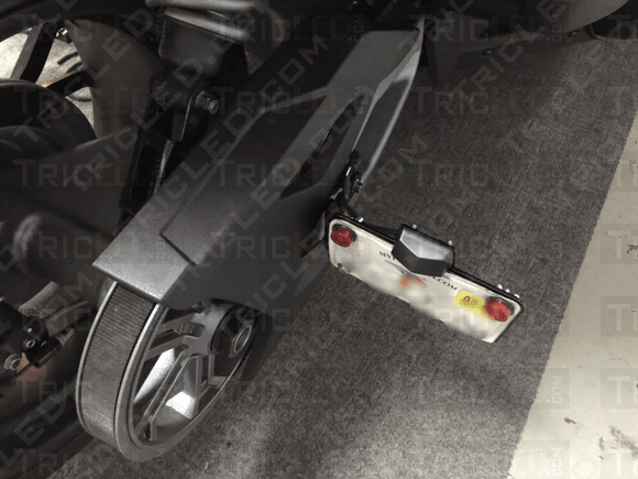 License Plate Relocator With Oem Plug And Play Wiring Harness