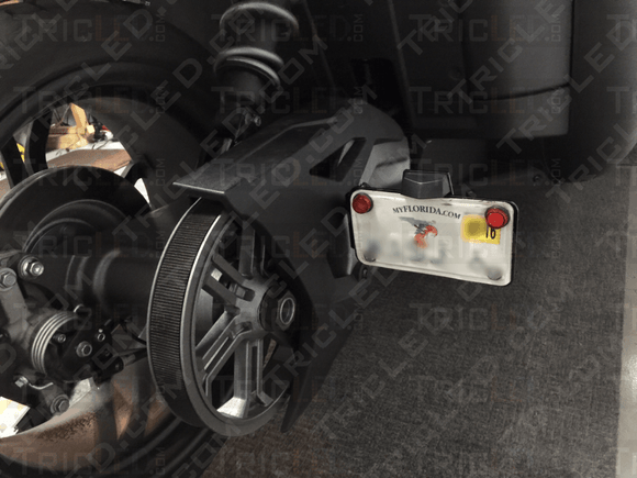License Plate Relocator With Oem Plug And Play Wiring Harness