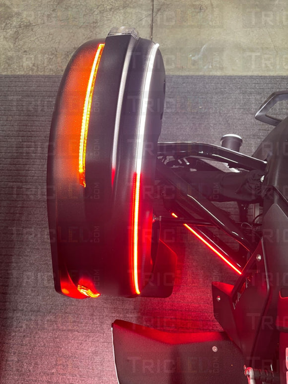 New Gen 2 (Dual Color) Ryker Tricfenderz Led (White & Red Running And Yellow Turn Signal)