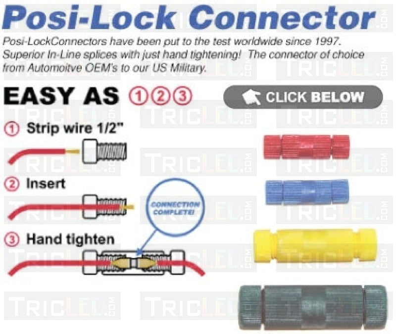Posi-Lock Connectors | TricLED