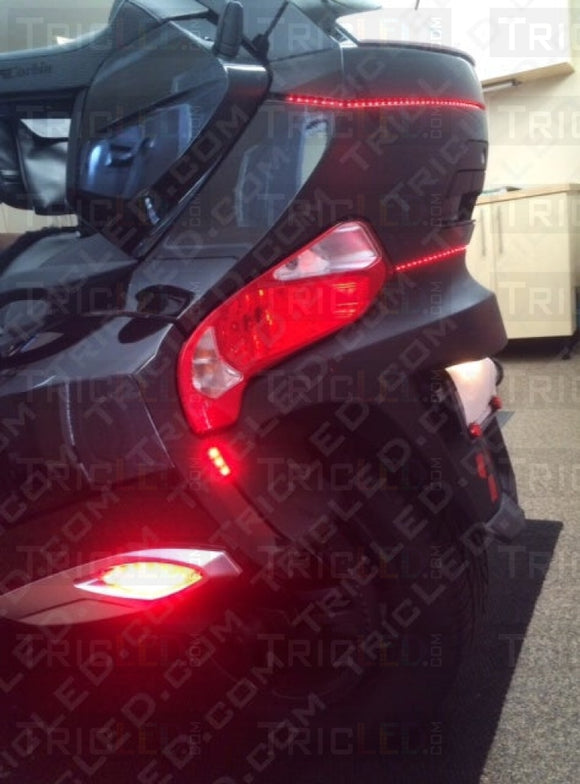 Red Triangle Led For Side Saddlebags