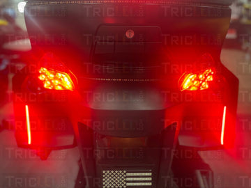 Rt Saddlebag Rear Run/Brake With Yellow Turn Signal Integration 2010-2019