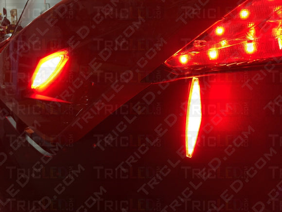 Safety Led Reflectors Red (Front Rear Or Side)