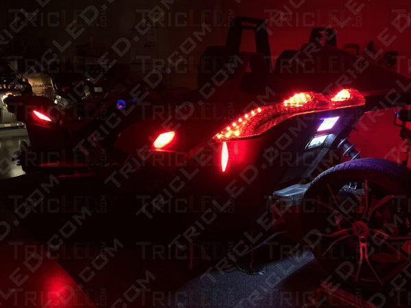 Safety Led Reflectors Red (Front Rear Or Side)