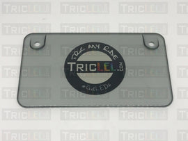 Smoked License Plate Cover For Motorcycles