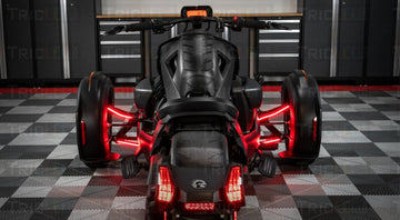 Tricled-Dual Color Rear Facing A-Arm Running Light Strips With Blinker Ryker