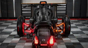 Tricled-Dual Color Rear Facing A-Arm Running Light Strips With Blinker Ryker