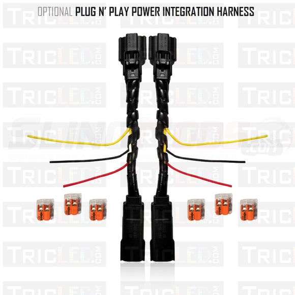Tricled Slinggatti Plug N Play Headlight Conversion Kit For The Polaris Slingshot (Pair) (2015-19)