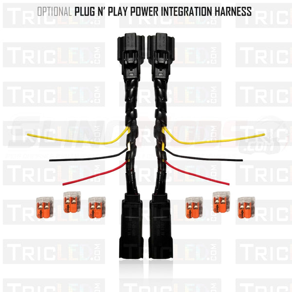 Tricled Slinggatti Plug N Play Headlight Conversion Kit For The Polaris Slingshot (Pair) (2015-19)